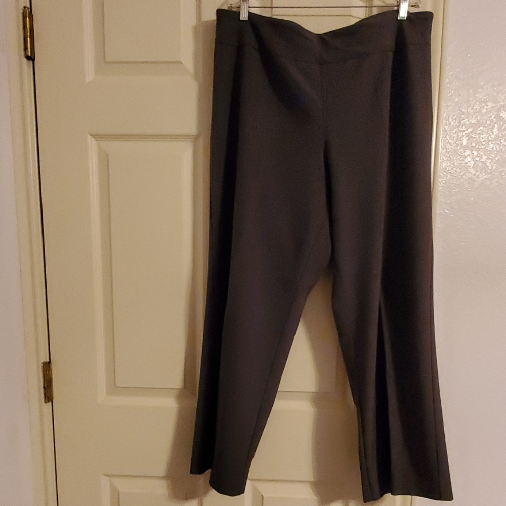 Gray Plus size trousers